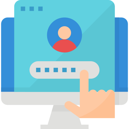 Icona di una schermata di login